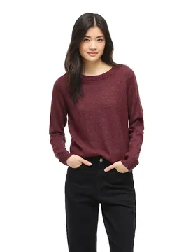 Pull Ril O-neck Knit Port Royale / Dark Melange XL