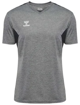 T-shirt à Manches Courtes Authentic Pl Grey Melange XL - Hummel - FashionsVida