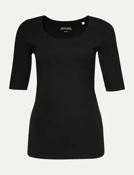 Opus Shirt Sanika Schwarz 36 - Opus - FashionsVida