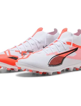 Chaussures De Football Ultra 5 Match+ Mg White / Black EU 42 - Puma - FashionsVida