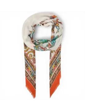 Pashmina JC Print Seasonal Donna Multicolore in Modal - Just cavalli - FashionsVida