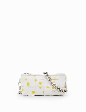 Sac à bandoulière XS gouttes, PolyurÉThane, Jaune, U