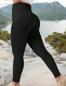 Leggings ajustados de cintura alta para mujer - Pantalones deportivos con control de abdomen y modelado, no transparentes, suaves y cómodos, adecuado - Shein - FashionsVida