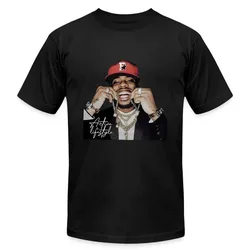 Men's Letter & Figure Print Distressed Effect T-Shirt