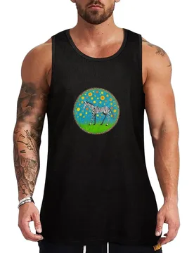 Zebra with Many Moons Tank Top Basic Layering Tank Top Soft Cotton Sleeveless Shirt - Aliexpress - FashionsVida