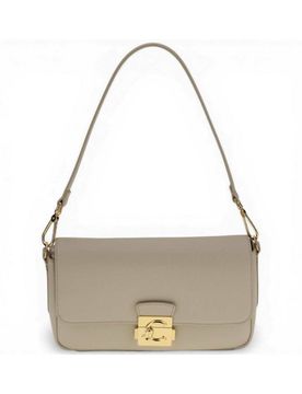 Borsa a mano C-Me Lock Bag Donna Sandshell in Pelle Granata