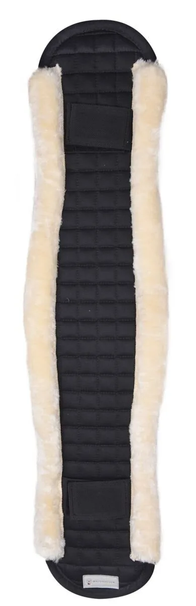 Longiergurt-Unterlage mit Synthetik-Fell, schwarz WB - Waldhausen - FashionsVida