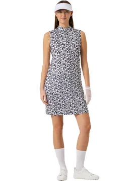 Dress Sheermotion 94 cm, ärmellos , weiß/beige/schwarz m - Daily Sports - FashionsVida