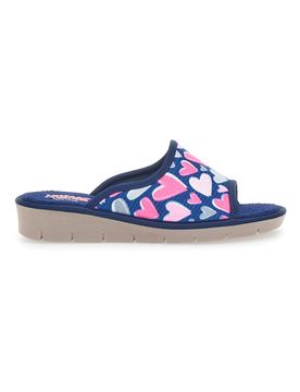 Pantofole Blu con Punta Aperta 7227 40