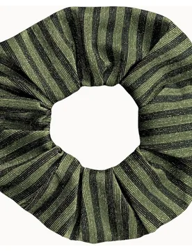 Coletero con tejido lúrex a rayas verdes y negras - Bohodot - FashionsVida