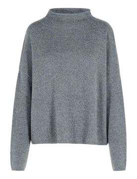 Maglia in cashmere grafite 'sandy'