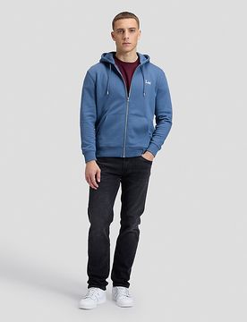 Essential Regular Full Zip Hoodie Bering Sea Größe M male