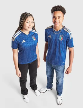 Maglia Home Italia 2026 Junior - Blu, blu blu Bambino taglia 7-8Y - Adidas - FashionsVida