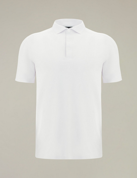 MACRON polo charlie uomo bianco