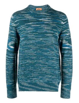 Maglia in cashmere a intarsio