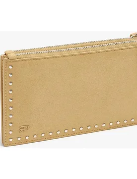Estuche con tachuelas y cierre de cremallera en liso - Parfois - FashionsVida