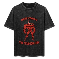 The Crimson Chin T-Shirt Plus Size Solid Color T-Shirt