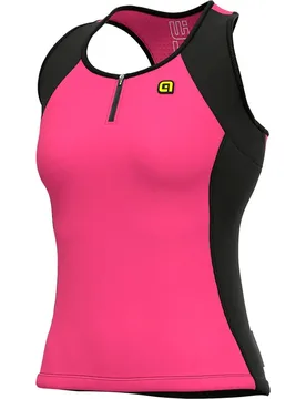 Maglia Senza Maniche Color Block Pink - Ale - FashionsVida