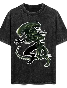 Full Body Xenomorph T-Shirt Anti-Fade Casual Tee Shirt - Aliexpress - FashionsVida