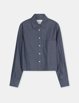 XL Cropped classic shirt female