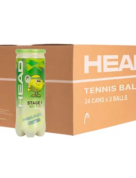 Stage 1 Tennis Balls Box Green 24 x 3 Balls - Head Racket - FashionsVida
