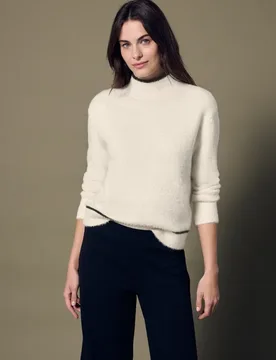 Street One Pullover mit Kontrastdetails female Beige - Street One Studio - FashionsVida