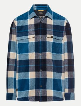 Relaxed-Fit Overshirt Blau 3XL