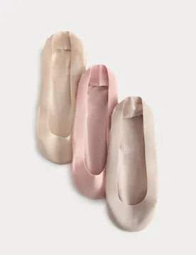 Pack Cotton Blend Footsies Ivory Mix female - M&S - FashionsVida