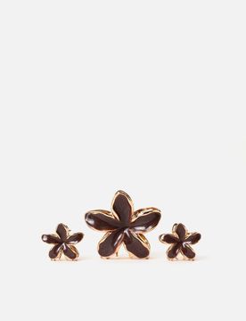 Jimena Haarklammer-Set mit Blumenmotiv