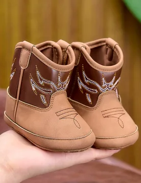 Botas para bebé de 0-1 años para primavera, otoño e invierno, suela blanda, caña alta, cierre lateral de gancho y bucle, zapatos para caminar apto - Shein - FashionsVida
