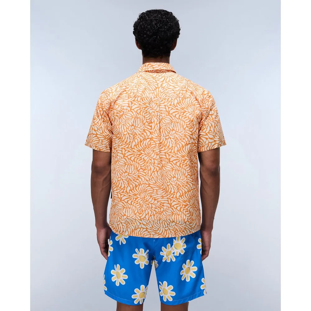 Camisa de hombre Ronge SS de corte relaxed - Napapijri - FashionsVida