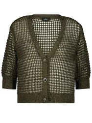 Monari Cardigan olive 44