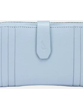 Cartera mediana de piel con solapa y plisado - Abbacino - FashionsVida