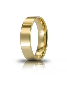 Fede Nuziale Cerchi di Luce 5 mm Oro Giallo