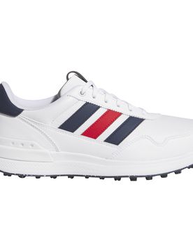Golfschuhe S2G Leather, weiss/navy/rot 46