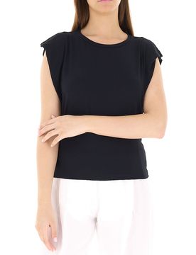 DEHA T-shirt in viscosa NERO S