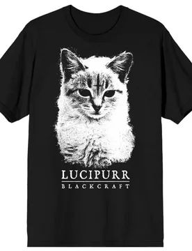 Gothic T-Shirt - Lucipurr T-Shirt - L - für Männer - Größe L - schwarz - Männer - male - Blackcraft Cult - FashionsVida