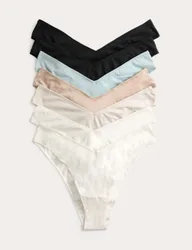 Pack Pure Cotton Miami Knickers Cream Mix female