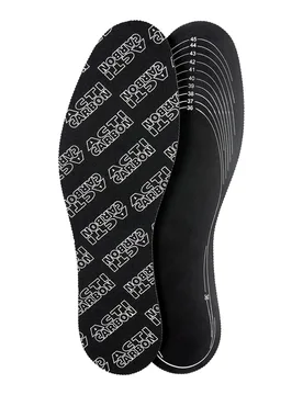 Hygieneeinlagen "Aktivkohle", 2 Paar schwarz weiss - fussgut - FashionsVida