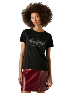 Maglietta A Maniche Corte Brady Black S - Pepe jeans - FashionsVida