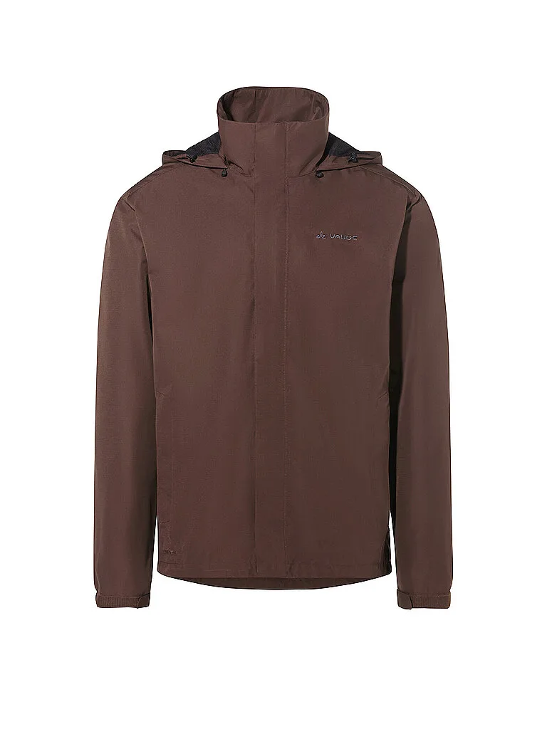 Giacca antipioggia da uomo Escape Light marrone S - VAUDE - FashionsVida