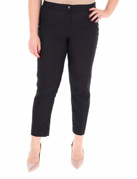 Pantalone in lino NERO 23