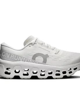 Cloudmonster 3 Running Shoes White / Wolf UK 6.5 Women - On Running - FashionsVida
