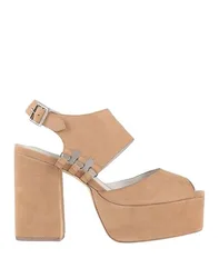 Sandalias Mujer Beige 39,40 Mujer