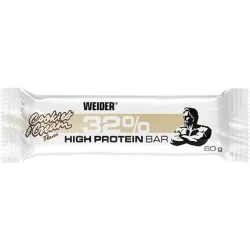 Barrita 32% Protein Bar 60 gr sabor Cookies & Cream