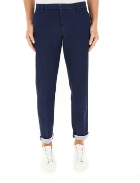 Pantalone chino BLU SCURO 31 - Dondup - FashionsVida