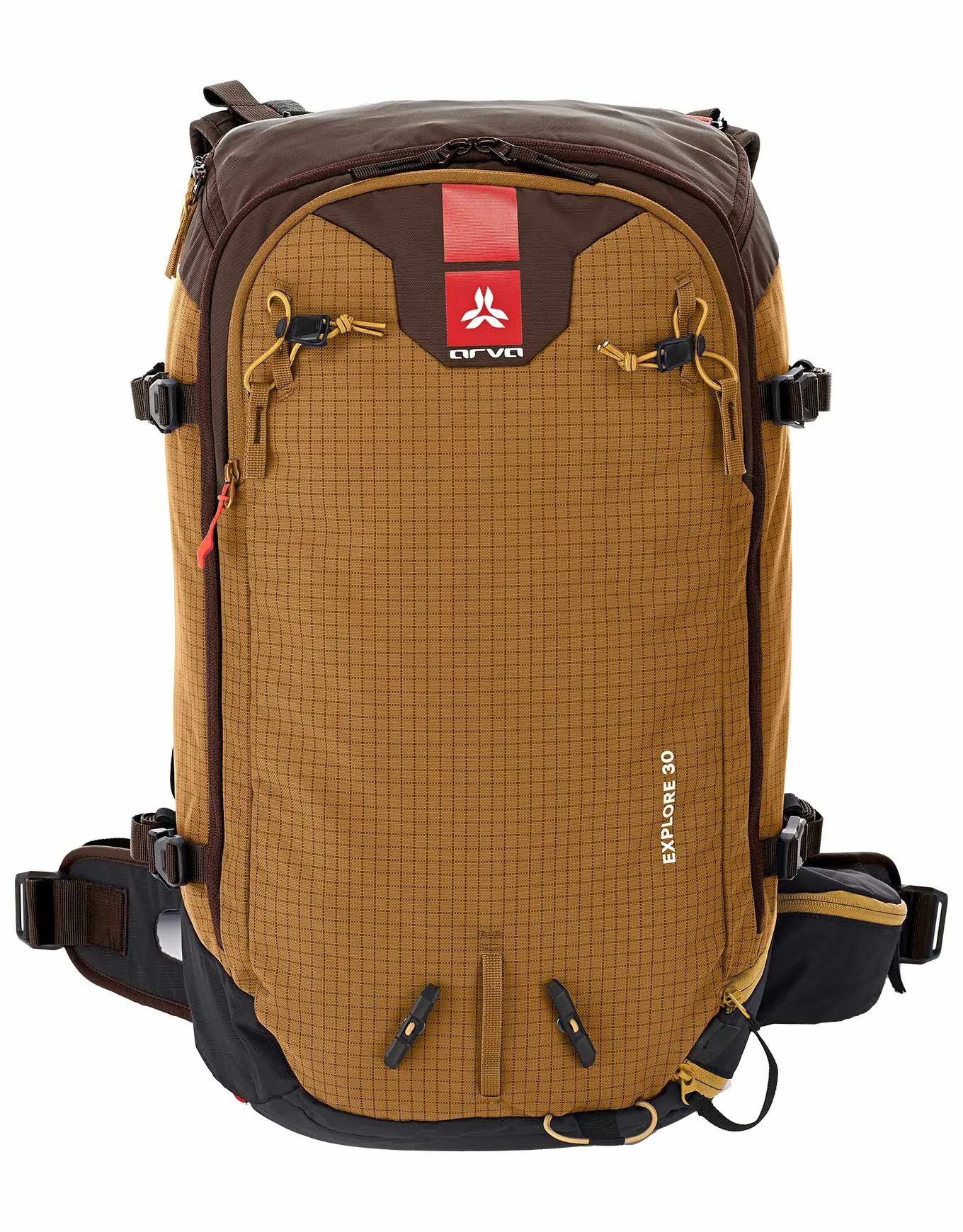 Technischer und vielseitiger Rucksack Explore 30 Brown Braun - ARVA - FashionsVida