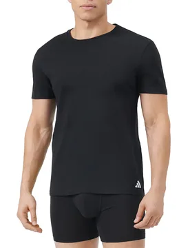 Underwear Maglietta Intima Tecnica A Maniche Corte Active Core Cotton 3 Unità Black / Black / Bk S - Adidas - FashionsVida
