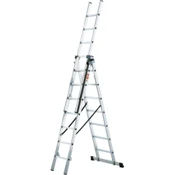 Escalera Profesional 3 Tramos y 7 Peldaños