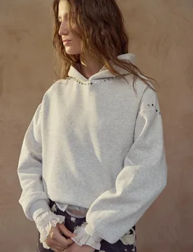 Pull&Bear Studded Hoodie (Size: ) - Pull&bear - FashionsVida